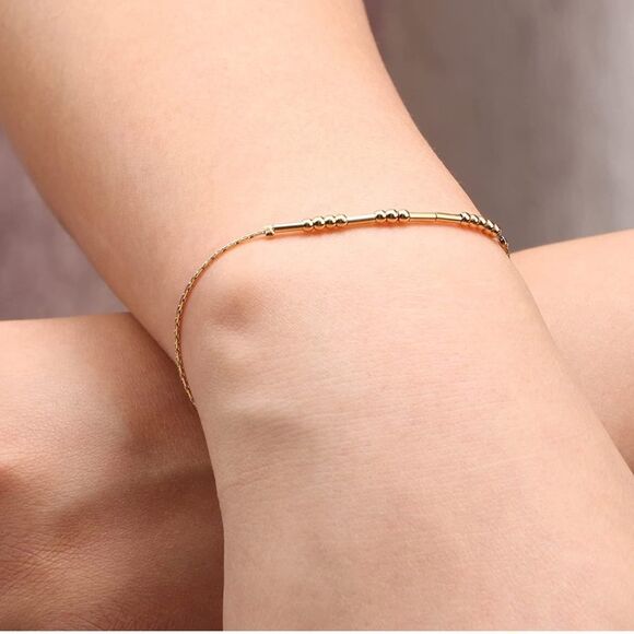 NWT Wool + Pepper Co. Morse Code Bracelet - Mother - Picture 3 of 6